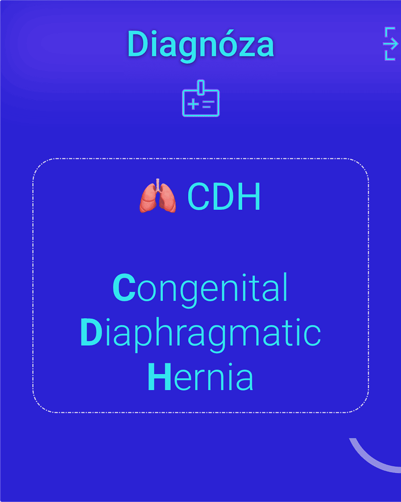 Nadační Fond NICU ÚPMD – CDH 1